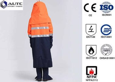 L Complete Production Line 55 cal Arc Flash Proof Personal Protective Equipment Suit For ASTM F195