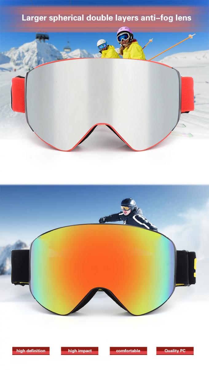 Изумленные взгляды лыжи сноуборда предохранения от глаза изумленного взгляда безопасности на открытом воздухе спорт рецепта рамки ТПУ